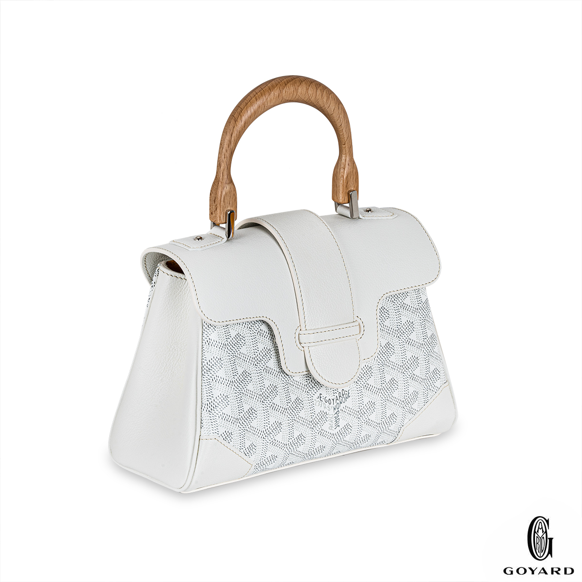 Goyard Goyardine Mini Saigon Souple - White Mini Bags, Handbags